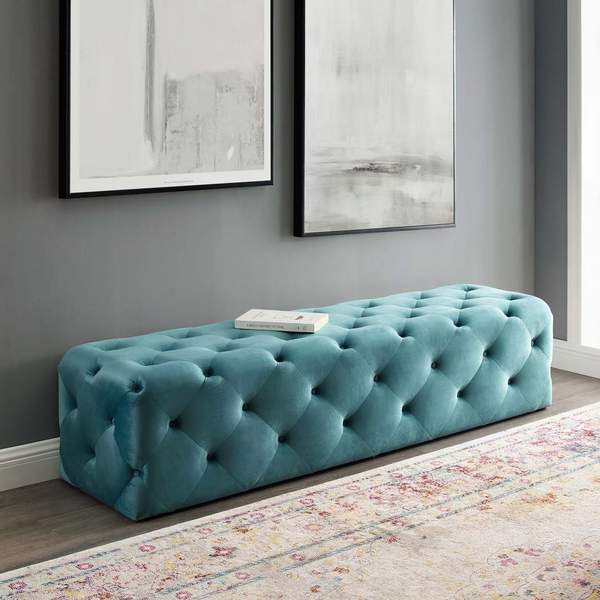 Teal ottoman clearance