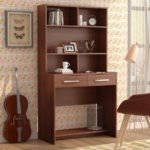 Nozomi Study Table in Rigato Walnut Finish