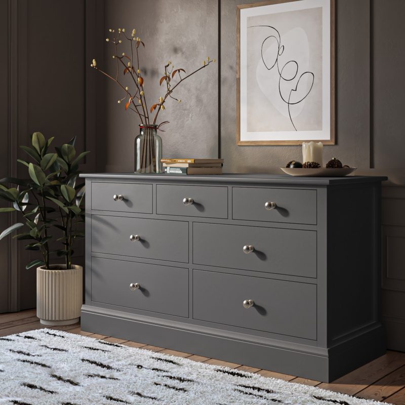 Grey chest of on sale drawers cheap