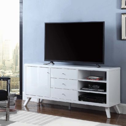 White TV Stand lcd cabinets