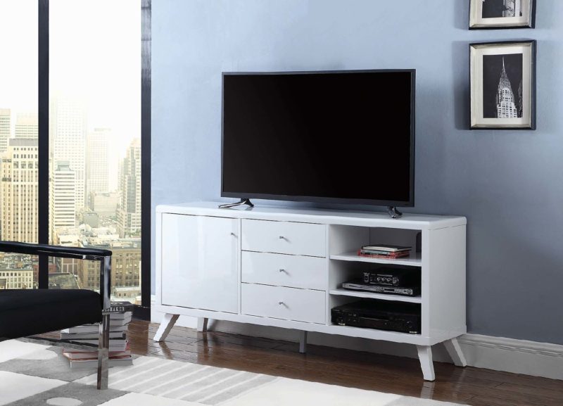 White TV Stand lcd cabinets