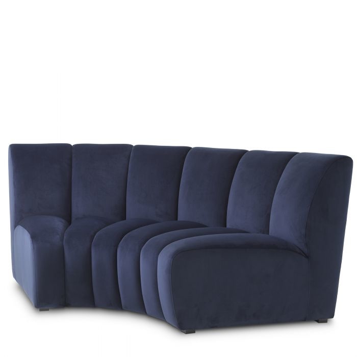 Curved deals sleeper sofa