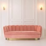 Sofa 'Mirage' - Savona Nude Velvet