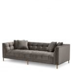 Sofa ‘Sienna' Savona grey velvet