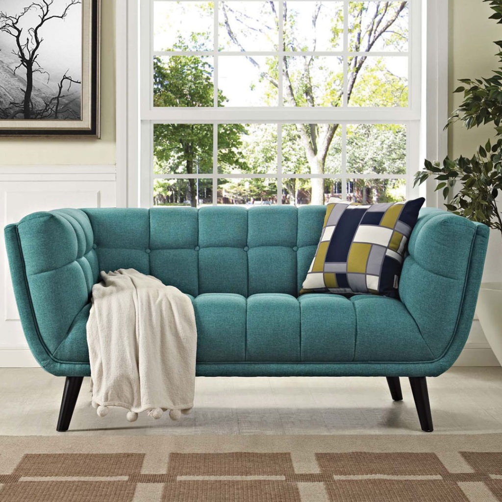 Bestow Upholstered Fabric Loveseat