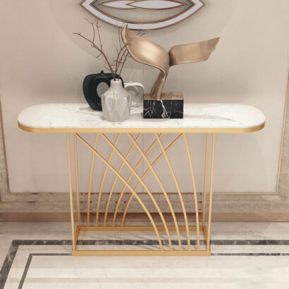 Divine Steel Console Table