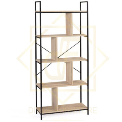 5-tier bookcase shelf