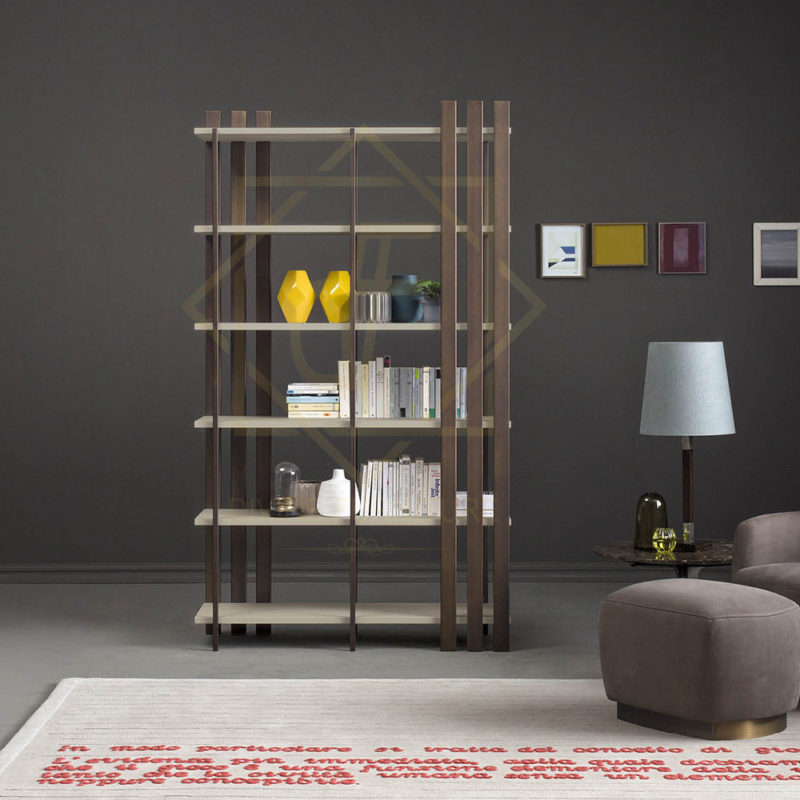 6 Bookcase With Lacquer Shelves