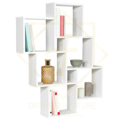 double position wall shelf