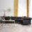 Left / Right Faux Leather Corner Sofa CHESTERFIELD
