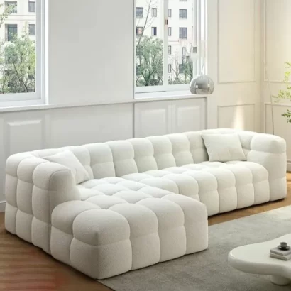 Cozy Cloud Boucle Sofa