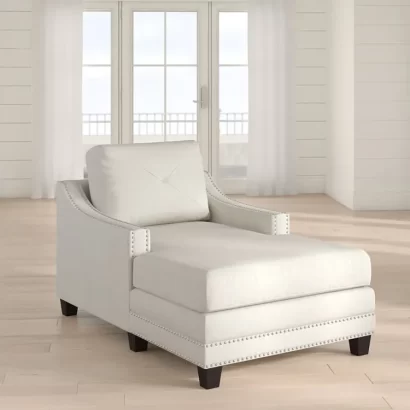 Modern Upholstered Chaise Lounge