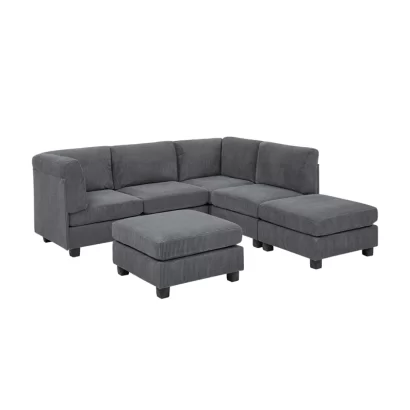 Modular Sectional Upholstered Sofa