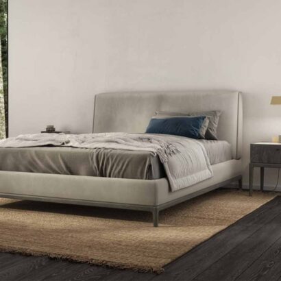 Luxury Upholstered Platform Bed in Modern Design