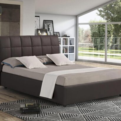 Luxury Modern Upholstered Bed Frame with Storage