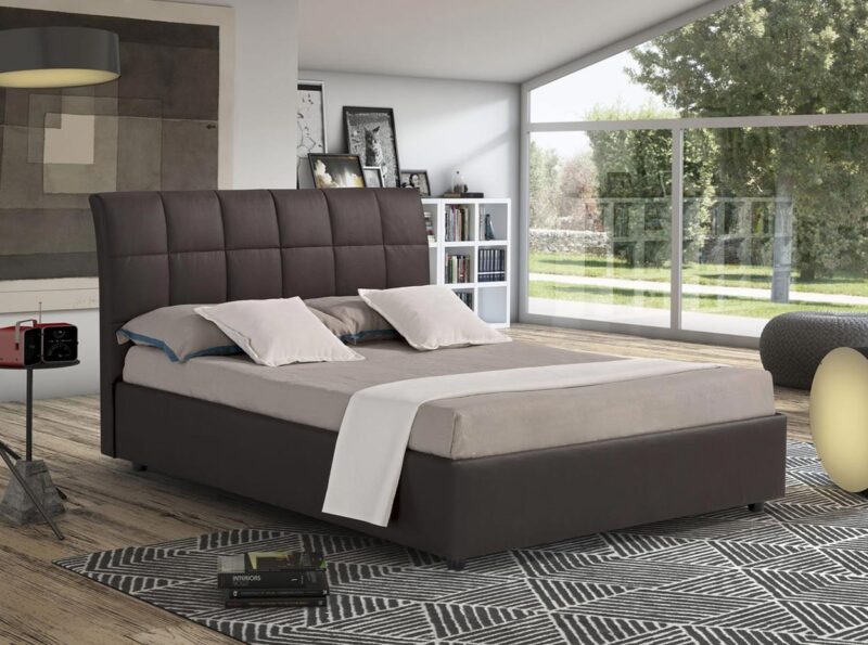 Luxury Modern Upholstered Bed Frame with Storage