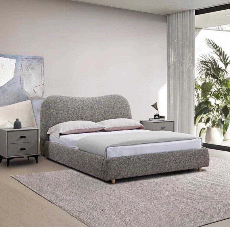 Modern Minimalist Upholstered Bed