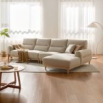 SereinEdge Tufted L-Sectional Sofa