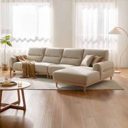 SereinEdge Tufted L-Sectional Sofa