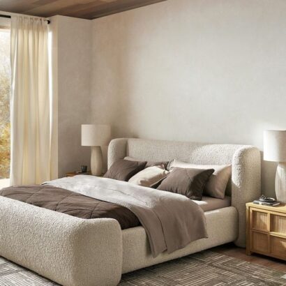 Ivory Curve Edge Bed