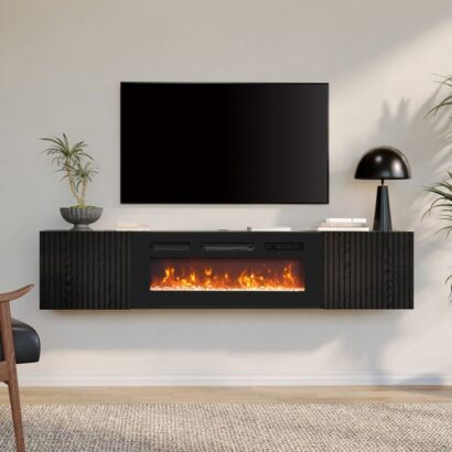 NoirFloat Wall-Mounted TV Unit