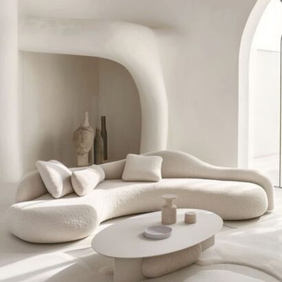 Sculptura Cloud Curved Sofa