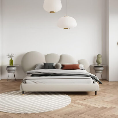 LunaSphere Upholstered Bed