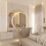 Zyoria Contemporary LED Dressing Table with Mirror