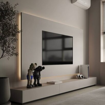 Nova Minimal Wall Mounted TV Unit – Divine Furniture