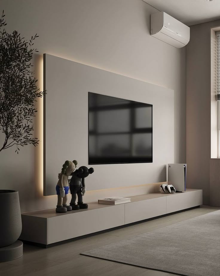 1 (18) Nova Minimal Wall Mounted TV Unit – Divine Furniture