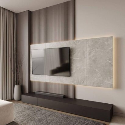 Vetra Marble Wall Mounted TV Unit – Divine Furniture