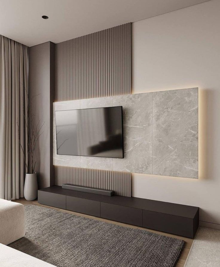 1(21) Vetra Marble Wall Mounted TV Unit – Divine Furniture