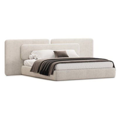 Calmia Modern wall Panel Headboard Bed