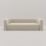 monarque beige curve sofa