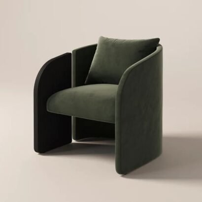 ArcLume Bouclé Accent Arm Chair