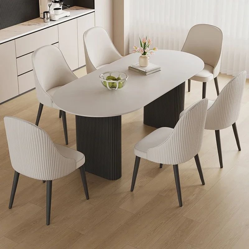 diningset Crest 6-Seater Modern Dining Set