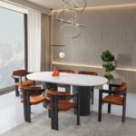 Solerno Oval Luxe Dining Set
