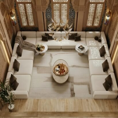 Majlis Noor Luxe Arabic Sofa Set