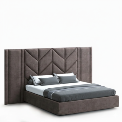 Divine Atlas Grand High-Headboard Upholstered Bed