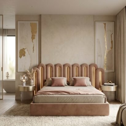 Asla Archway Curved Accent Bed