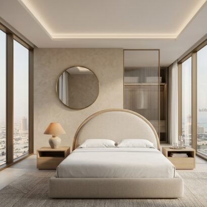 Biyan Signature Arch Panel Bed