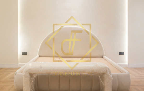 Rounded Headboard Bed