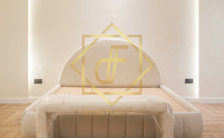 Rounded Headboard Bed